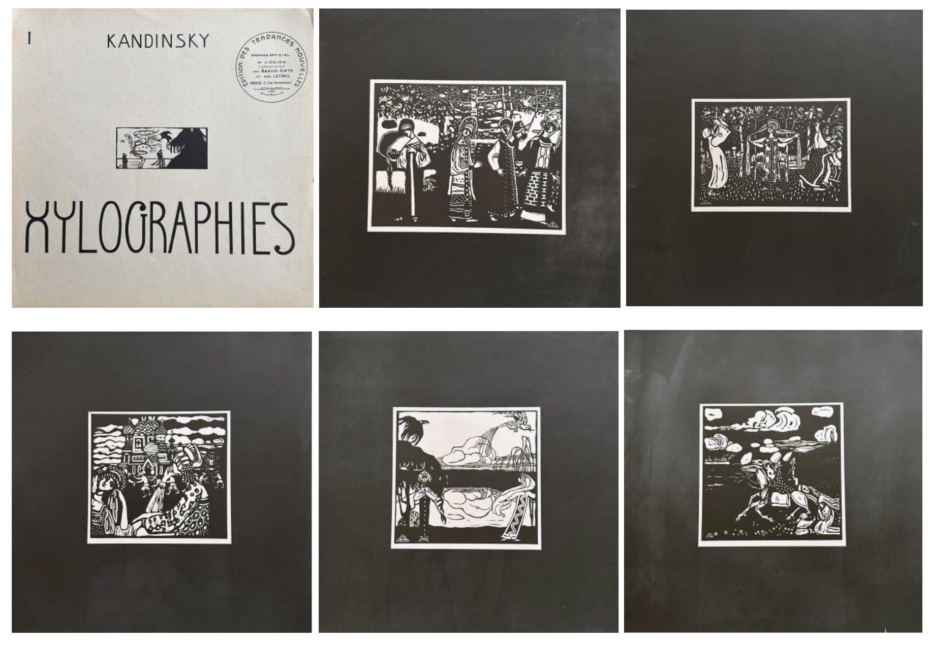 Xylographies. 1909. With 7 photogravoures after Kandinsky.